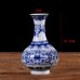 Vintage Chinese Ceramic Porcelain Vase Home Decor Blue & White Flower Receptacle   272502726655